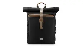 Hama Silvan Laptop-Rucksack schwarz bis 41cm (16,2') Rolltop, nachhaltig"