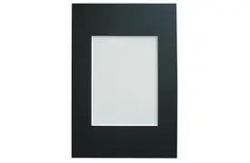 Walther Passepartout 15x20 cm schwarz (Bildausschnitt 10x15 cm)