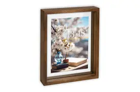 ZEP Vittel dunkelbraun, 2 Fotos 13x18 cm Vorder- und Rückseite best., Holzrahmen