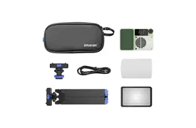 Amaran Ace 25c Green Kit RGBWW-LED Kameraleuchte+Grid+Mini-Stativ+Tasche