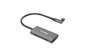 SmallRig 4598 USB-C Hub 4-in-1 PD 100W / USB-C 3.1/USB-C 2.0 mit Audio Adapter x2