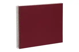 Goldbuch Bella Vista 35x30 cm, 40 weiße Seiten, bordeaux, Spiralalbum