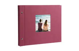 Goldbuch Bella Vista 30x25 cm, 40 weiße Seiten, fuchsia, Schraubalbum