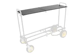 RockNRoller Quick Set Shelf für R8, R10, R12, Ablage für Multi-Cart