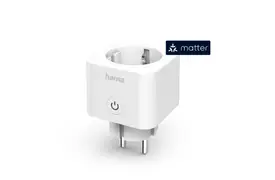 Hama Smarte WLAN Steckdose Matter sprach-und appgesteuert, nachrüstbar