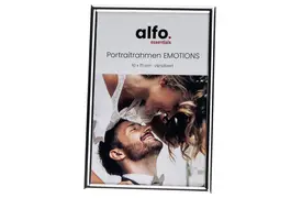 alfo. Emotions 10x15 cm silber-glanz Porträtrahmen