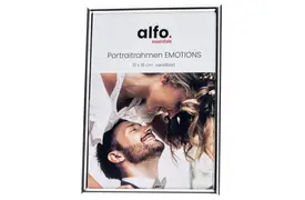 alfo. Emotions 13x18 cm silber-glanz Porträtrahmen