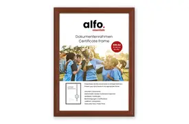 alfo. Rondo A4 hellbraun, Holzrahmen (21x29,7 cm)