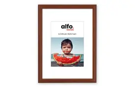 alfo. Rondo 30x45 cm hellbraun, Holzrahmen