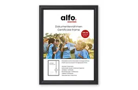 alfo. Rondo A4 schwarz, Holzrahmen (21x29,7 cm)