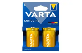 Varta Longlife D (LR20) Mono 2er Blister plastikfrei