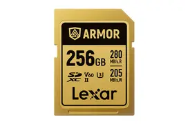 Lexar Armor Pro Gold 256 GB SDXC V60 (280/205 MB/s) Speicherkarte