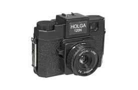 HOLGA 120N black, opt.glas lens Rollfilm-Kamera