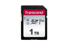 Transcend 1TB SDXC-Karte 300S UHS-I U3 V30 100/85MB/s Speicherkarte