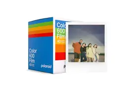 Polaroid Color 600 5er Pack mit 40 Aufnahmen, Sofortbildfilm