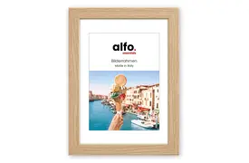 alfo. Andria 15x20 cm eiche, mit 10x15cm Ppt (kalt-weiß), MDF-Rahmen