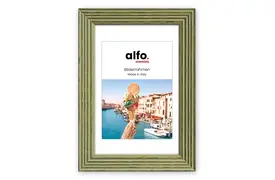 alfo. Arezzo 15x20 cm grün, Holzrahmen