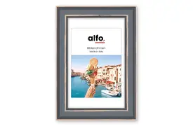 alfo. Florenz 20x30 cm anthrazit, Holzrahmen