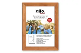 alfo. Nina DIN A4 braun, Holzrahmen