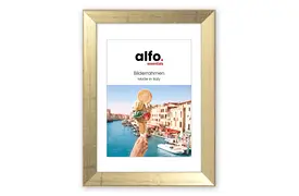 alfo. Nina 30x30 cm gold m. Ppt 15x15 cm, Holzrahmen