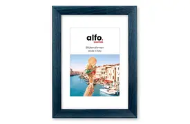 alfo. Nina 30x40 cm ozeanblau, Holzrahmen