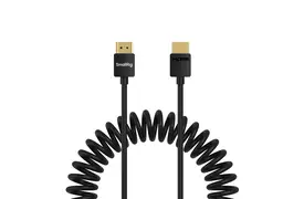 SmallRig 4963 Spiralkabel HDMI A auf A Datenkabel, 1,20 m aufgewickelt
