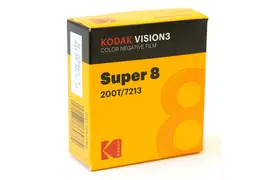 Kodak Vision3 200T/7213, 8 mm x 15 m Perf. 1R Schmalfilm
