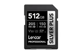 Lexar Silver Plus SDXC UHS-I 512GB U3 V30 R205/W150MB/s