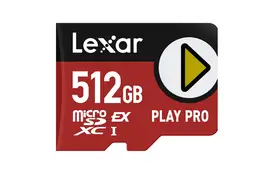 Lexar PLAY Pro microSDXC 512GB Express up to R900/W600MB/s (104MB/s with UHS-I)