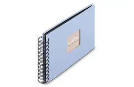 Hama Fine Art 24x17 cm lagune, 50 weiße Seiten Spiralalbum