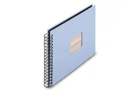 Hama Fine Art 28x24 cm lagune, 50 weiße Seiten Spiralalbum