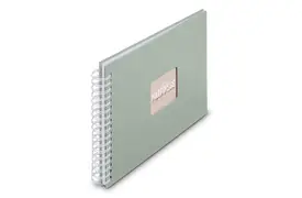 Hama Fine Art 28x24 cm salbei, 50 weiße Seiten Spiralalbum