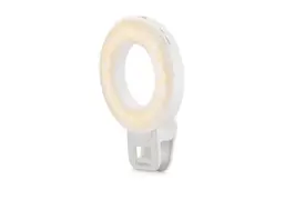Hama LED-Ringleuchte ToGo Clip-On-Ringlicht fürs Handy, 3 Modi