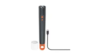 Hama FLX1200-C LED-Taschenlampe aufladbar, stoßfest, 4 Modi + SOS, Zoom