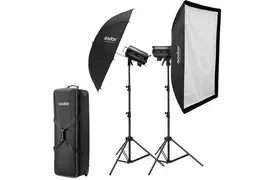 Godox DP400IIIV-C Studioblitzgeräte Kit (2x DP400III-V & Zubehör)