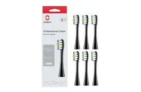 Oclean Bürstenkopf schwarz, 6er Pack für professionelle Reinigung