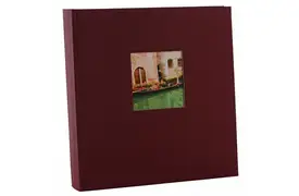 Goldbuch Bella Vista 30x31 cm, 60 weiße Seiten, bordeaux, Buchalbum