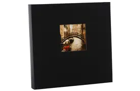 Goldbuch Bella Vista 30x31 cm, schwarz, Album mit 60 schwarzen Seiten