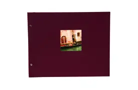 Goldbuch Bella Vista 39x31 cm, bordeaux mit 40 schwarzen Seiten