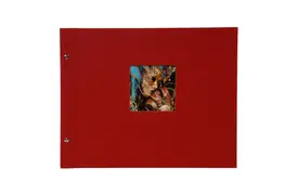 Goldbuch Bella Vista 39x31 cm, rot mit 40 schwarzen Seiten