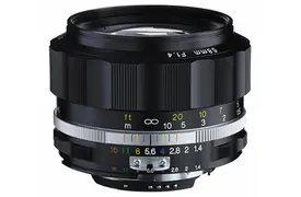 Voigtländer Nokton 1,4/58 mm schwarz, SLII-S Nikon Ai-S (CPU), Objektiv