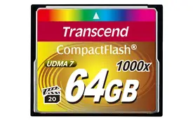 Transcend 64 GB CF Ultimate 1000x Compact-Flash Speicherkarte