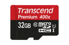Transcend 32GB microSDHC Cl10 UHS-1 400x