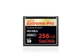SanDisk 256 GB CompactFlash ExtremePRO