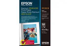 Epson Premium Semigloss Photo Papier 10x15 cm 50 Blatt 251g/m²