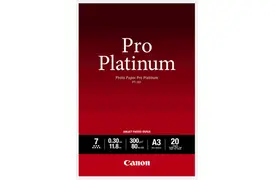 Canon Pro Platinum PT-101 A3 Premium Fotopapier 20 Blatt 300g/m² glossy