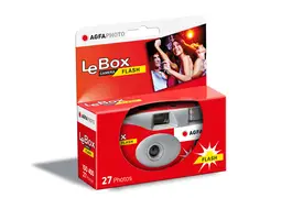 AgfaPhoto LeBox Flash 400 ASA 27 Aufnahmen, Einwegkamera