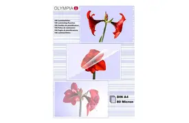 Olympia Laminierfolien DIN A4, 80 mic, VE=100