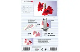 Olympia Laminierfolien DIN A4, 80 mic, VE=25