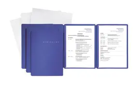 Pagna Bewerbungsmappe SPECIAL blau 3-teilig 3er-SET